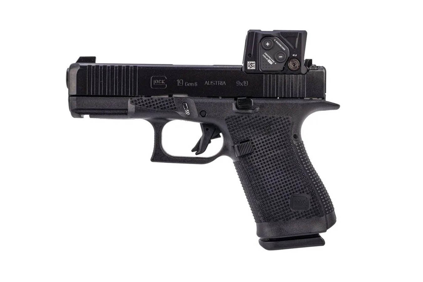 Glock 19 Gen6 MOS 9mm Optic Ready Pistol with Aimpoint COA Red Dot Sight